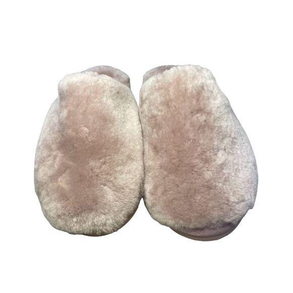 FIRESIDE super-soft shearling slippers, Dusty pink size 9 - Picture 3 of 7